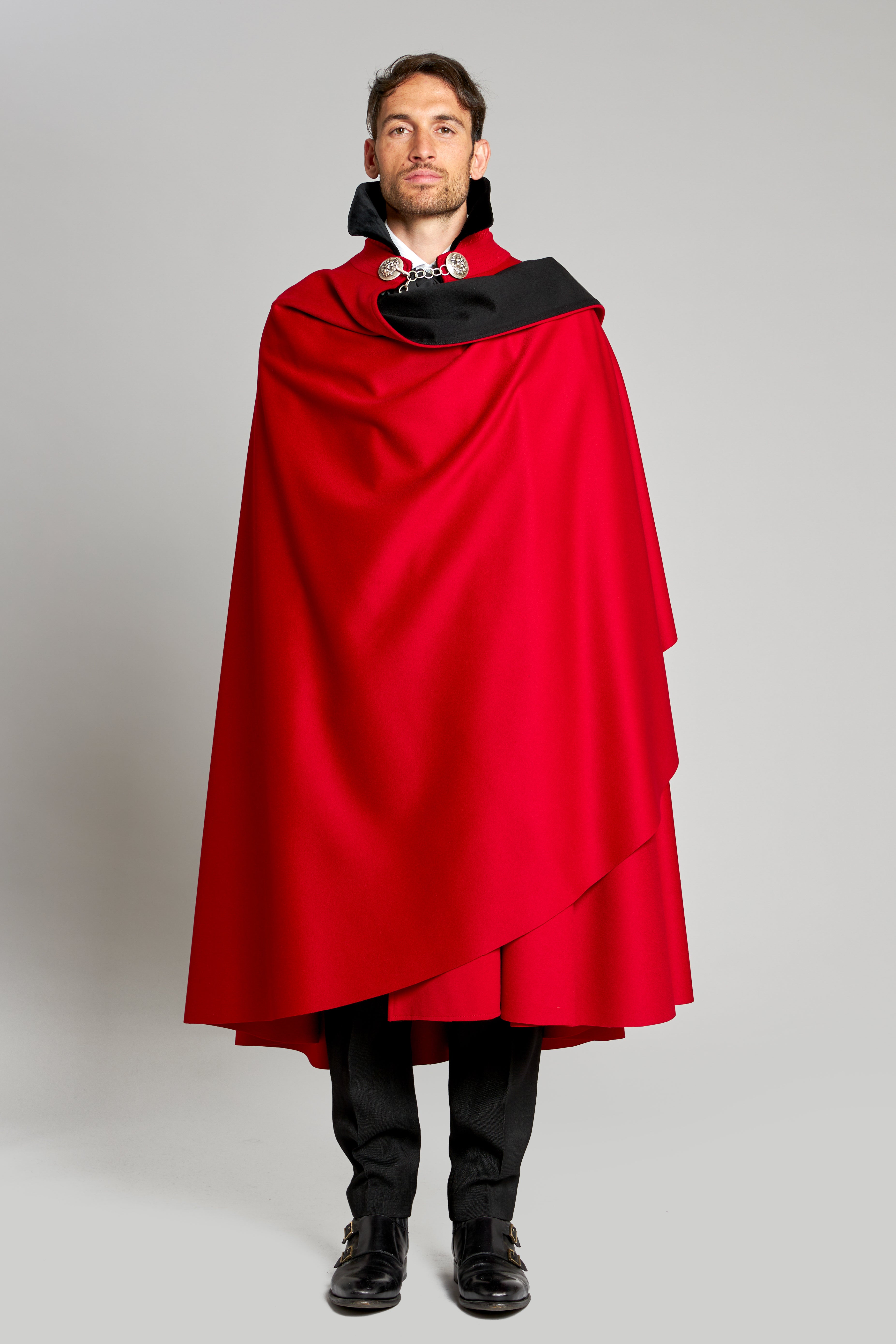 Ambasciata in tessuto Velour Loro Piana Red