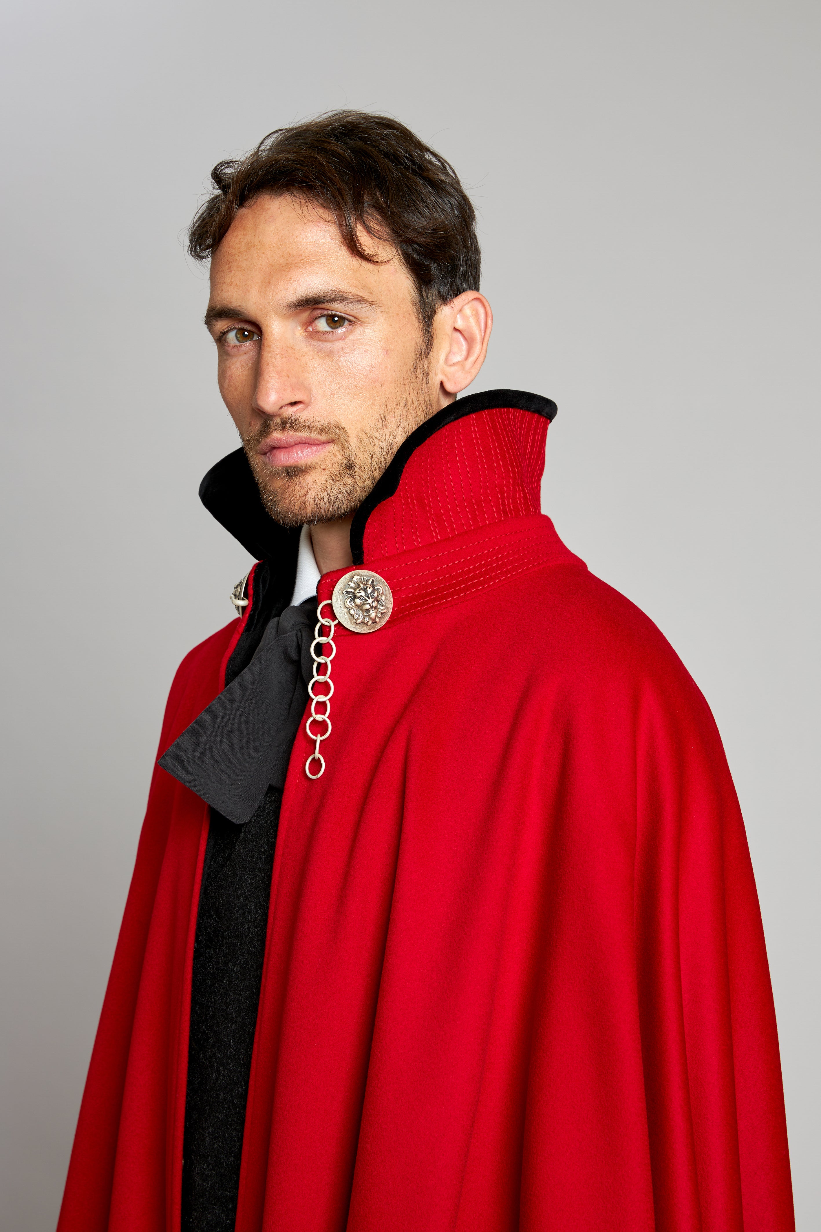 Ambasciata in tessuto Velour Loro Piana Red