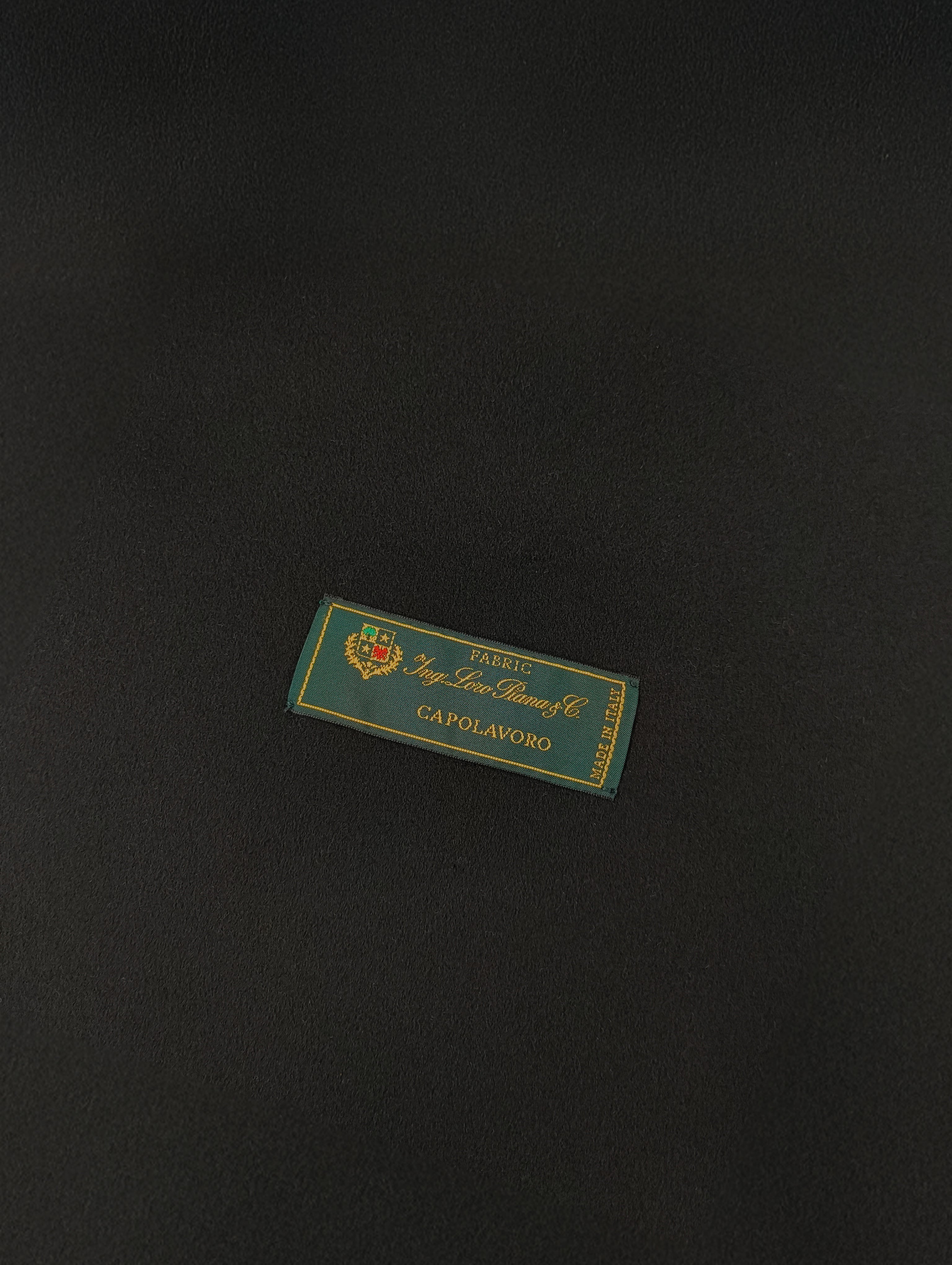 Ca' d'Oro in tessuto Velour Loro Piana Black