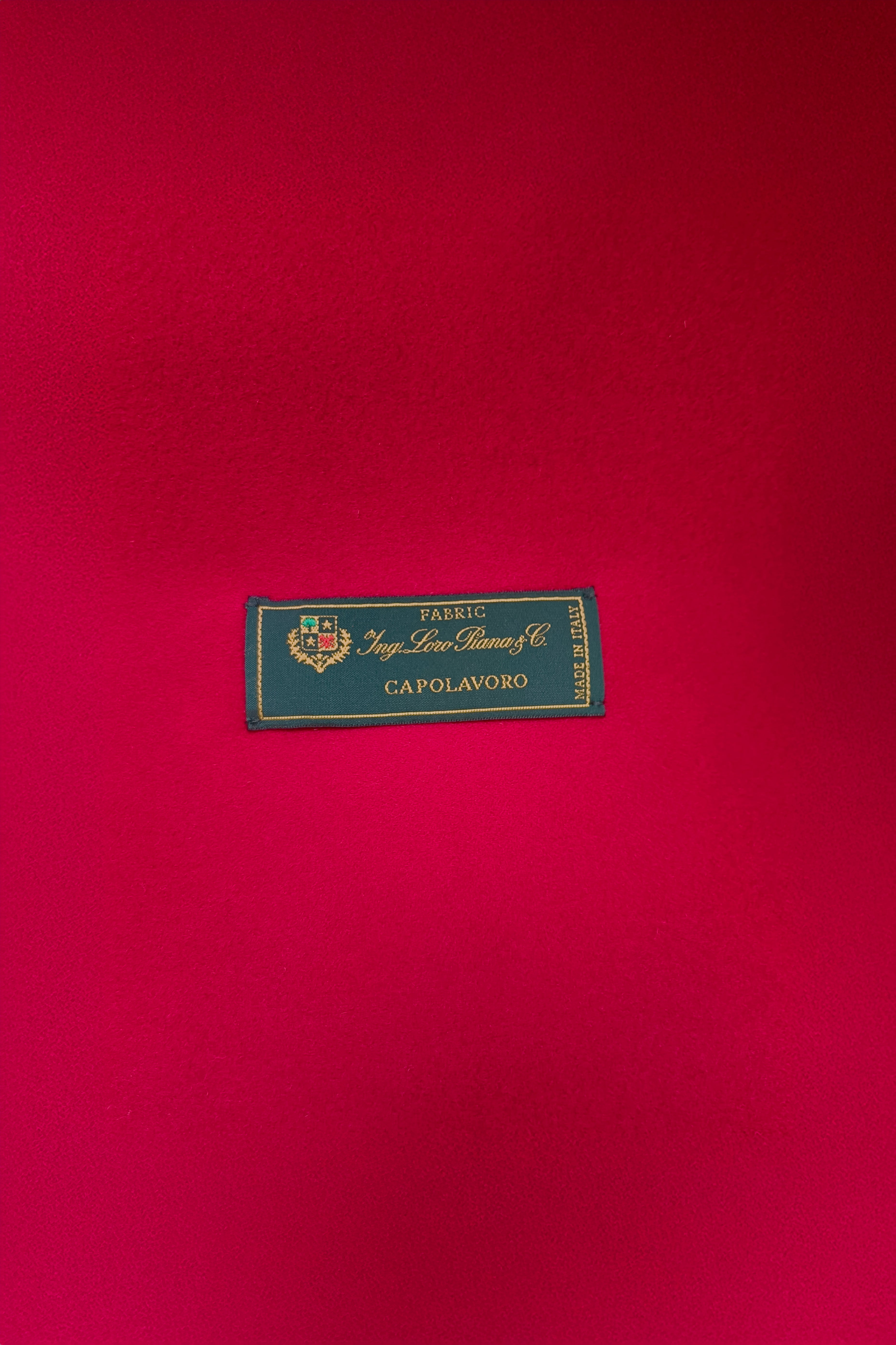 Berlino in tessuto Velour Loro Piana Red